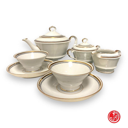 Set da the in ceramica Richard Ginori in stile impero