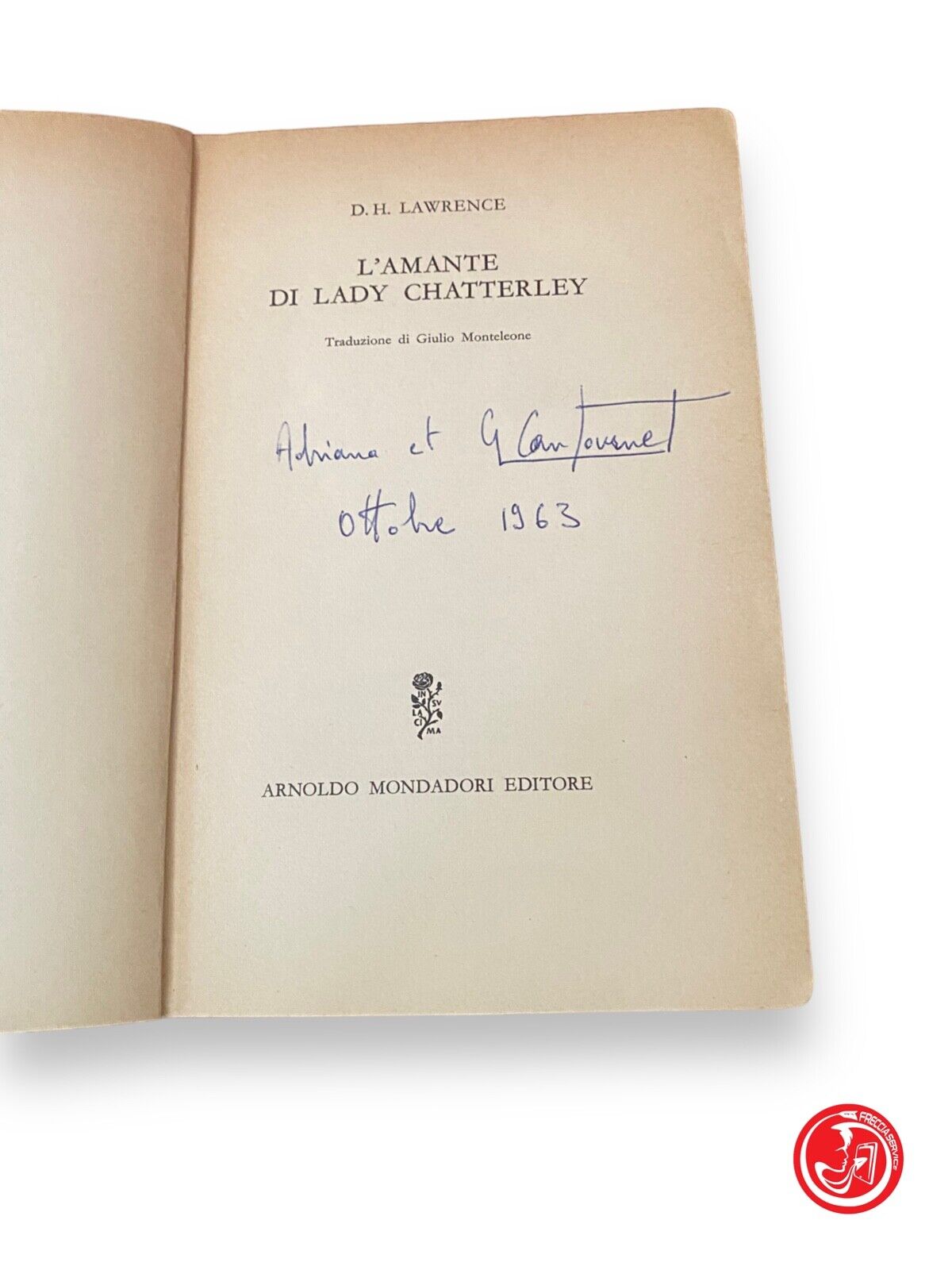 Lady Chatterley's Lover - DH Lawrence, Mondadori 1946 