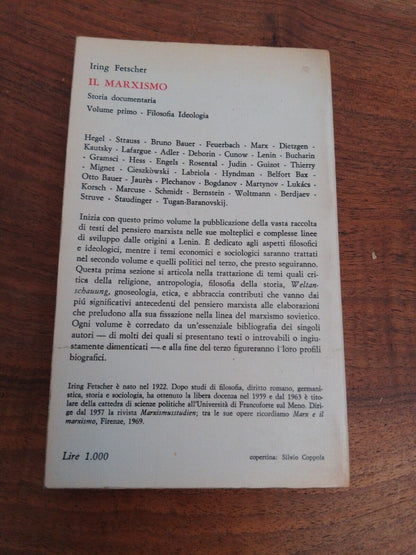 Il Marxismo, volume primo, I. Fetscher, Feltrinelli UE, 1969