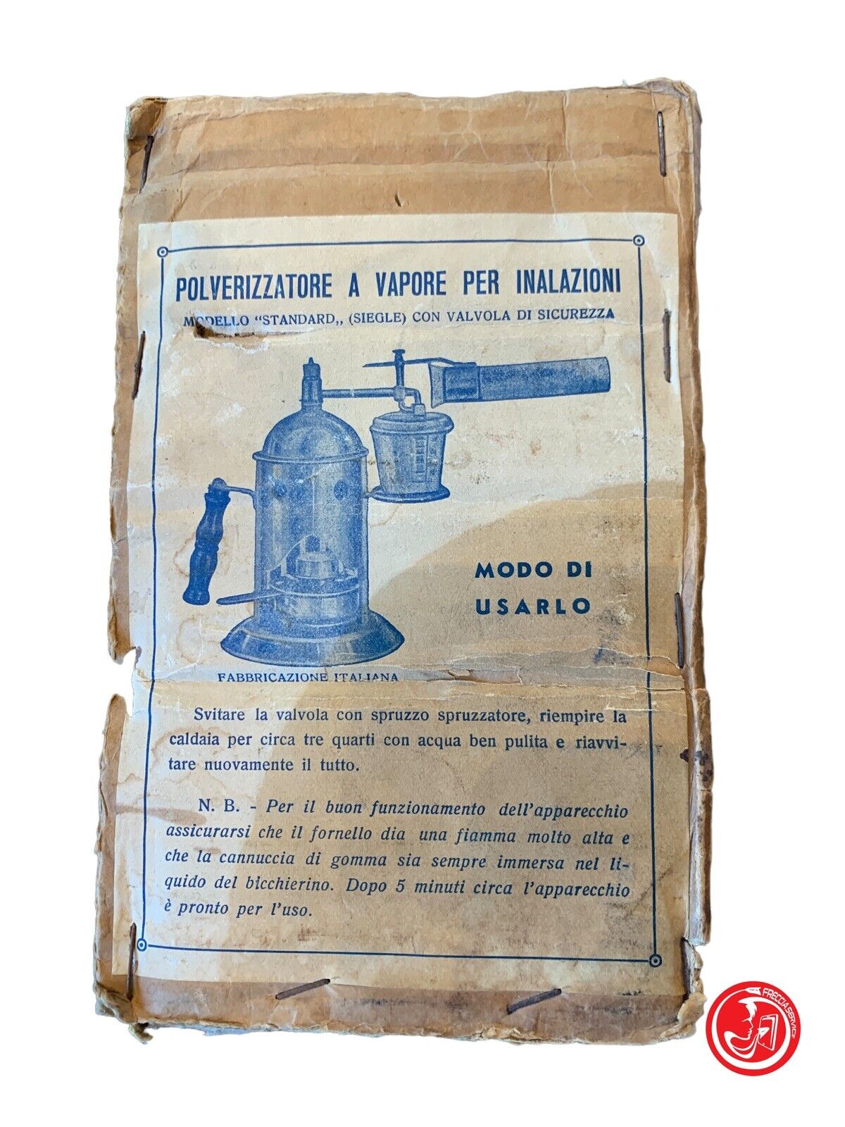 Pulvérisateur à vapeur ancien