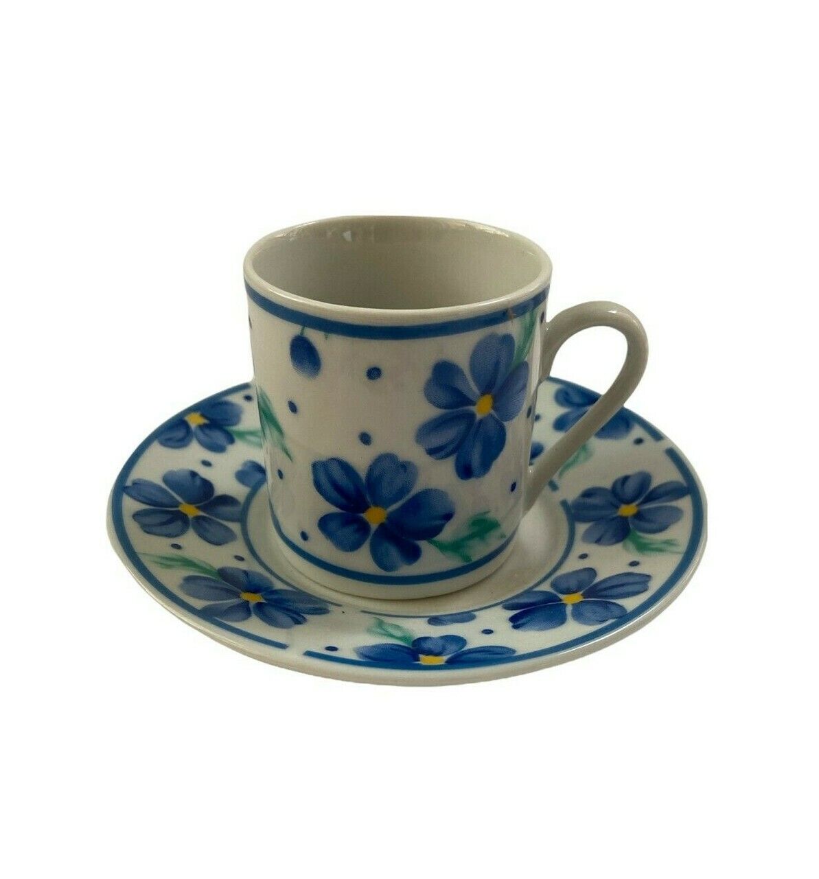 Service de 6 tasses à café - Porcelaine fine