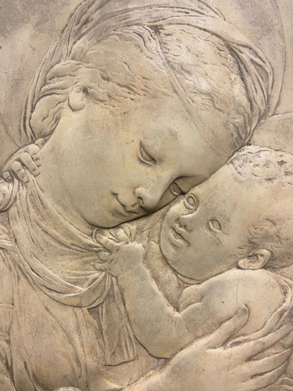 Sacred plaster sculpture - Relief