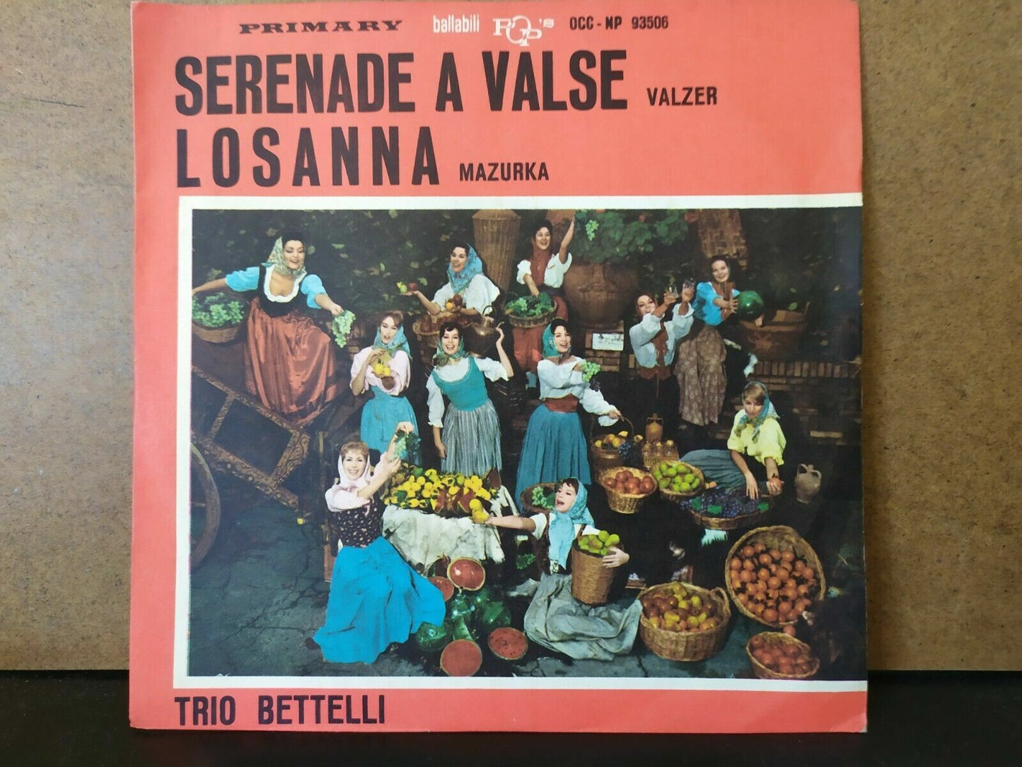 Trio Bettelli – Sérénade A Valse / Lausanne 