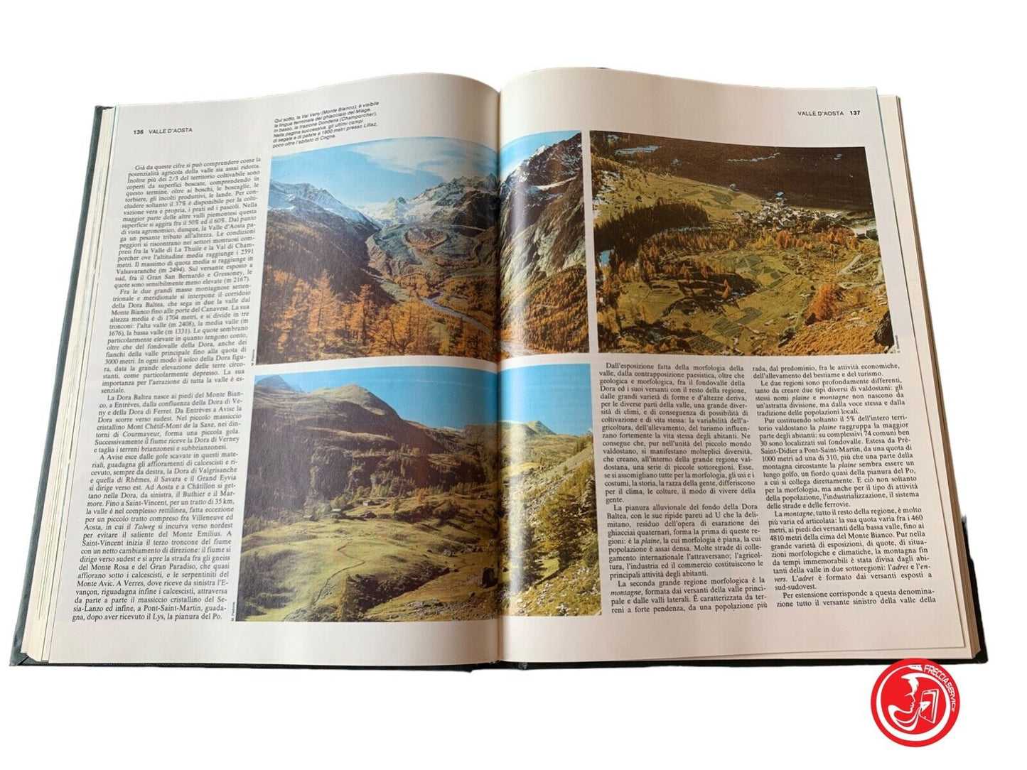 La Montagna - Enciclopedia illustrata Istituto geografico De Agostini Novara
