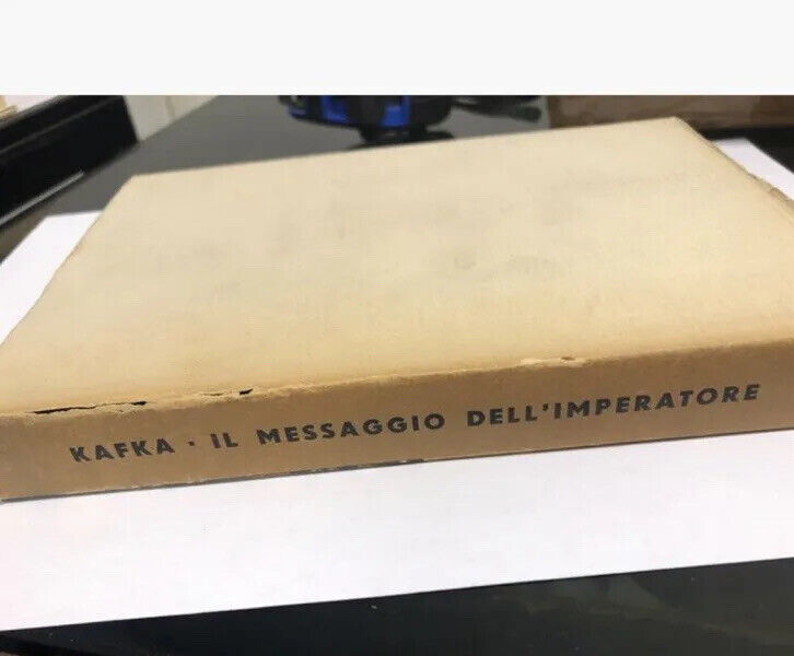 Il Messaggio Dell’imperatore Di Kafka 1 Edizione 1935 Raro