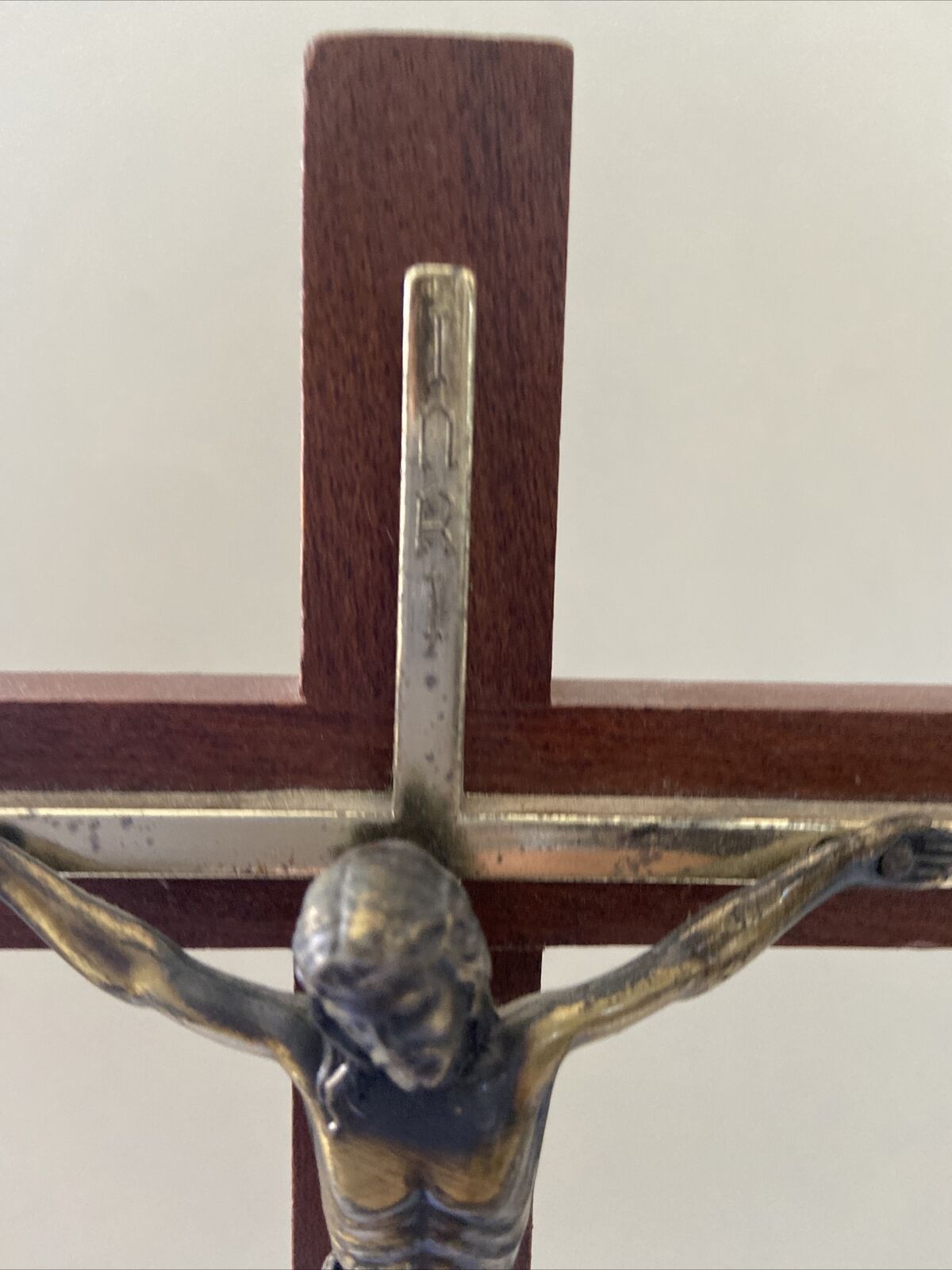 Bellissima Croce In Legno Rara