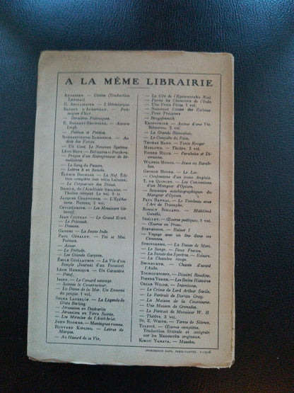 Les jeux d'enfants, Y. Hirn, Librairie Stock
