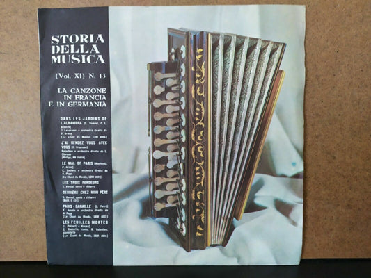 Storia Della Musica Vol. XI N. 13 / La Canzone in Francia e in Germania