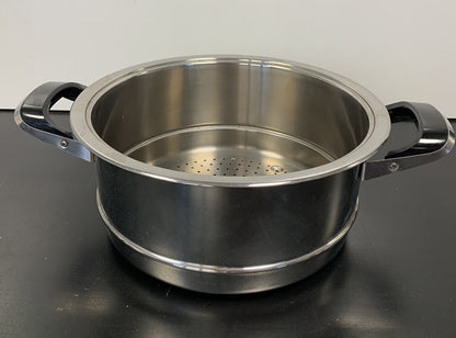 Steel colander