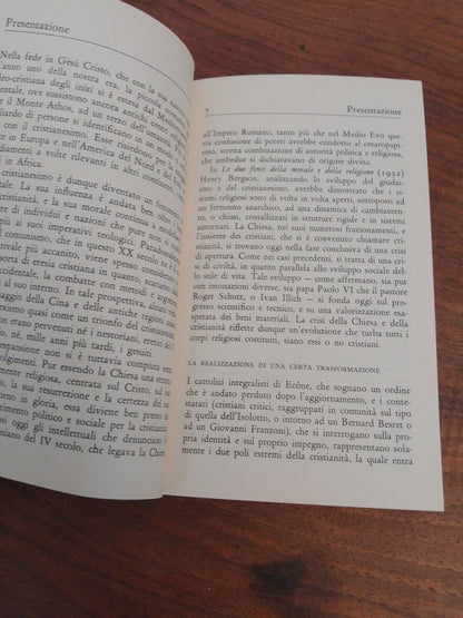 IL CRISTIANESIMO, Mondo attuale BUR 260, 1978