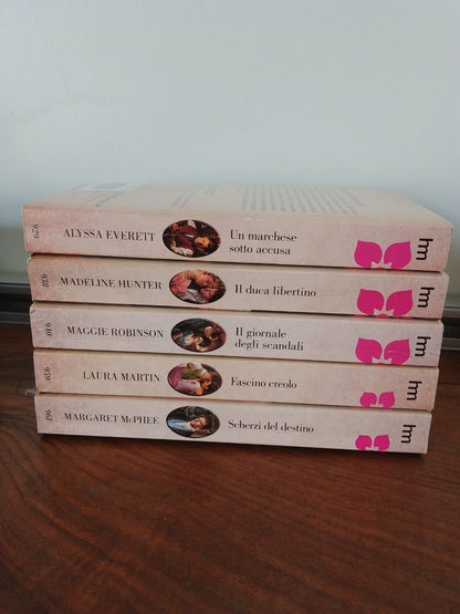 The Great Historical Novels - Harlequin Mondadori - stock of 5 novels - 2014-15