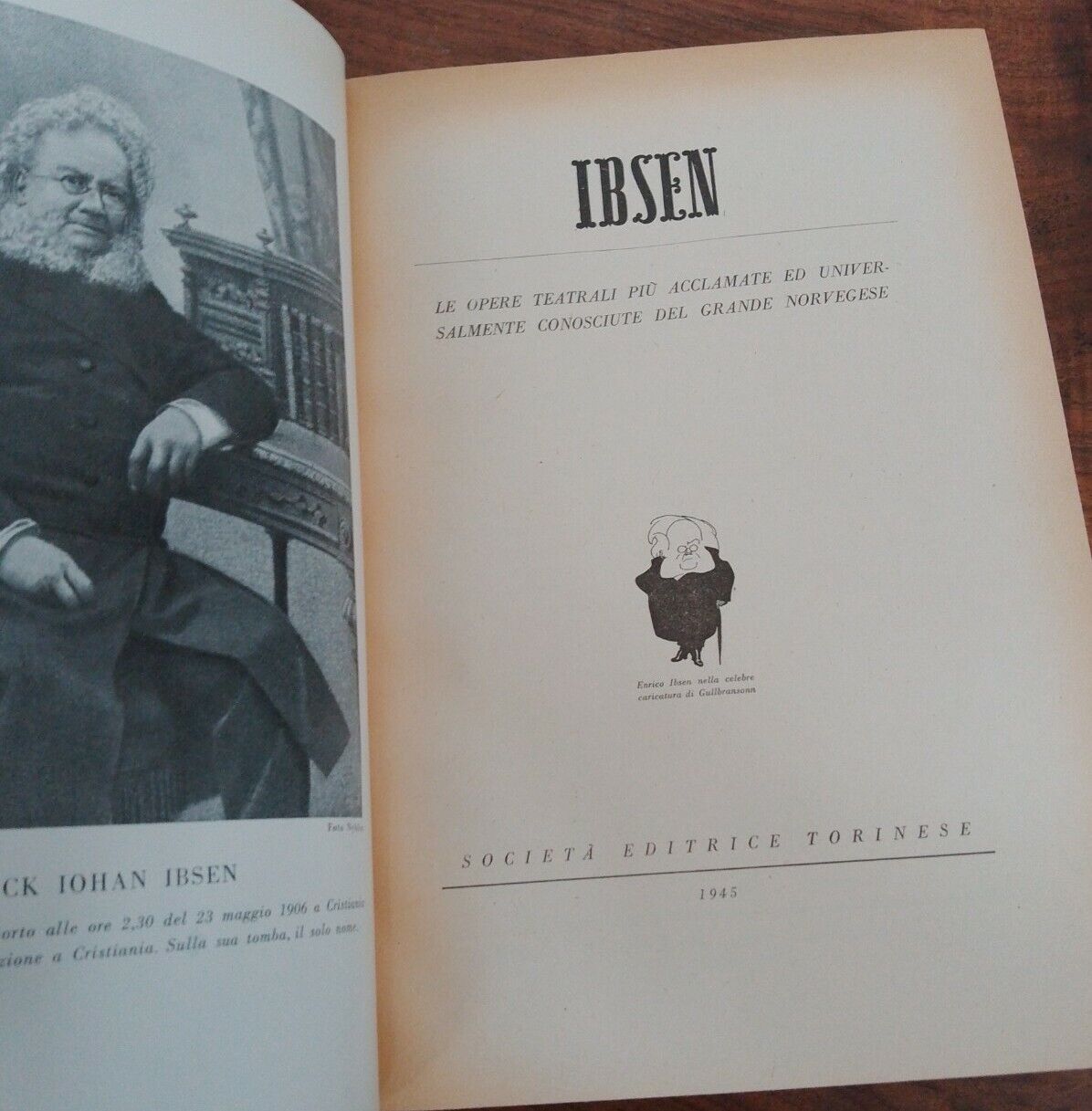 Ibsen, Società Editrice Torinese, 1945