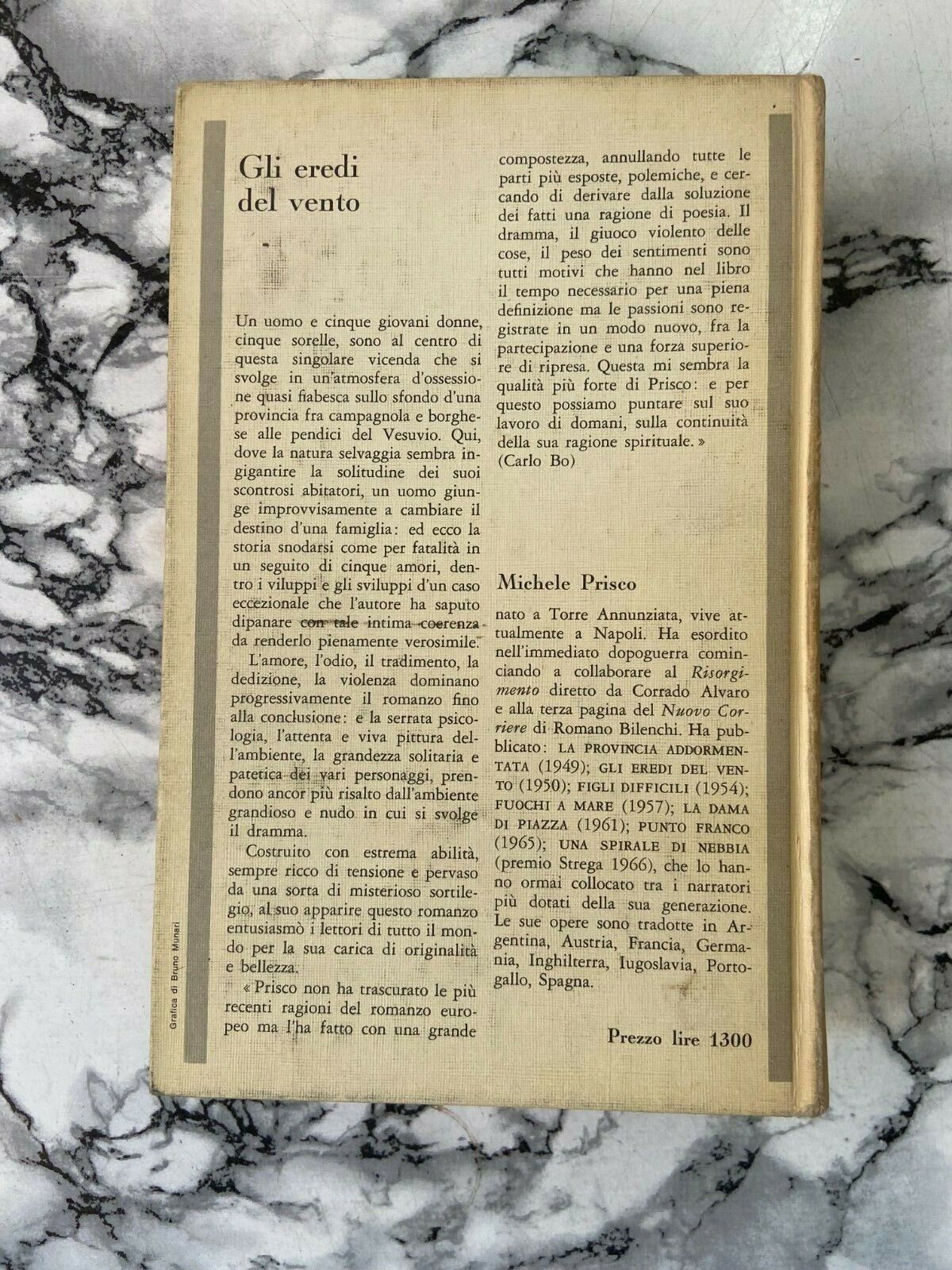 Libro - M. Prisco - Gli eredi del vento