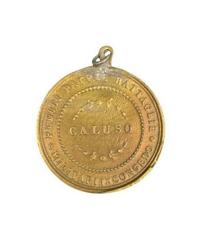 Médaille de décharge de la Seconde Guerre mondiale avec feuille de décharge