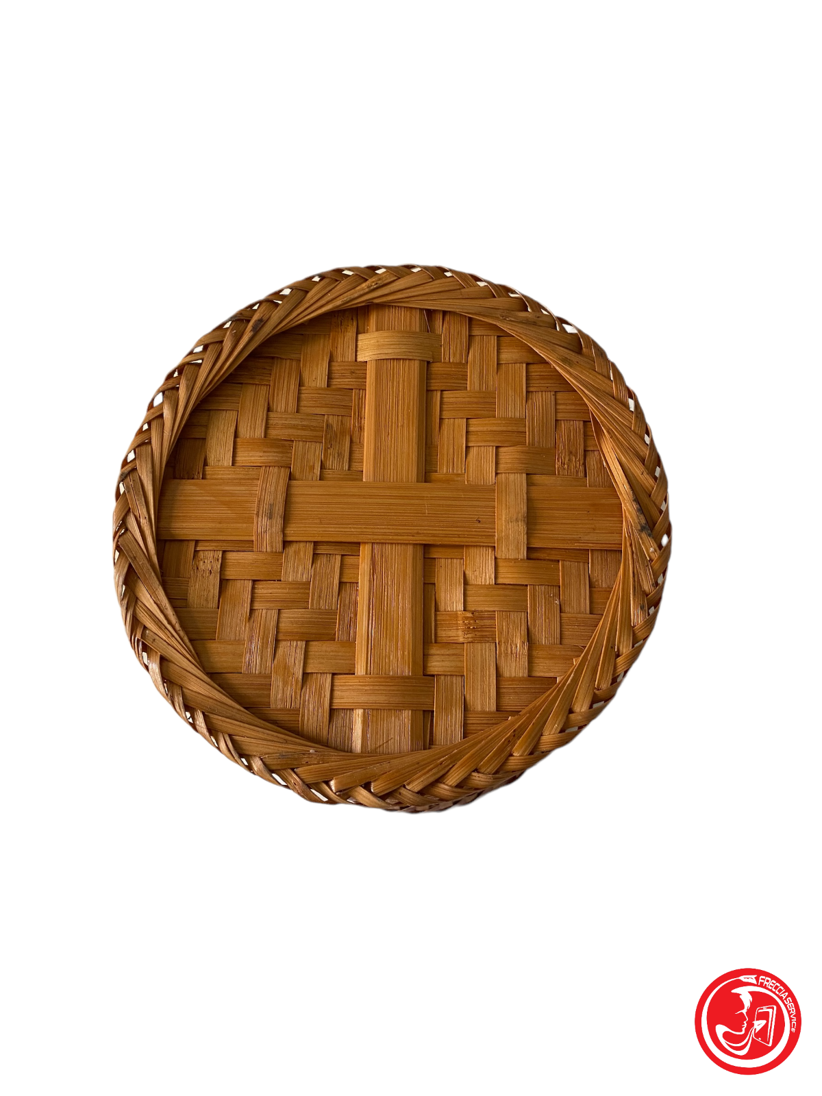 Rigid woven basket