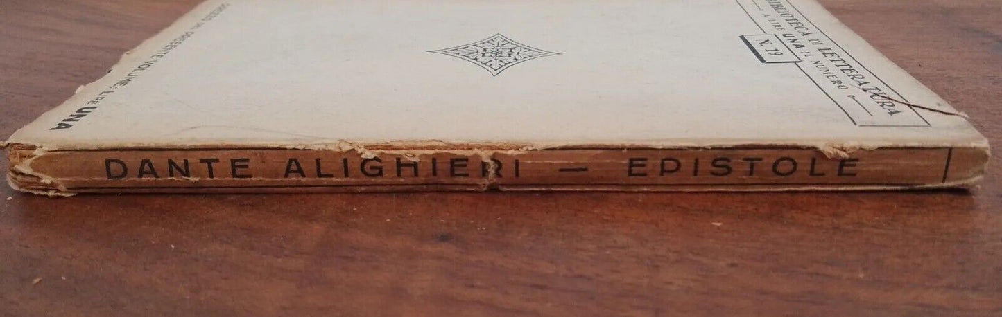 Épîtres - D. Alighieri - Signorelli Ed. 1926