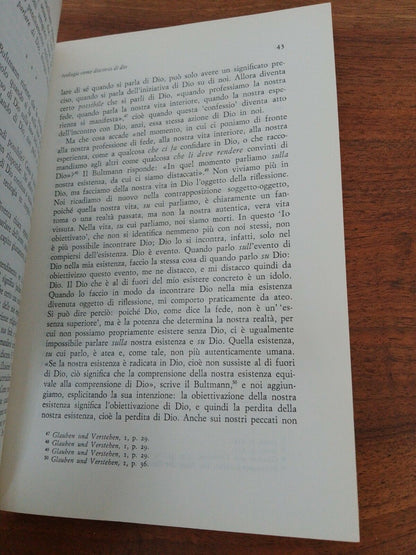 La teologia di Bultmann, W.Schmithals, Queriniana, 1972 + Articolo