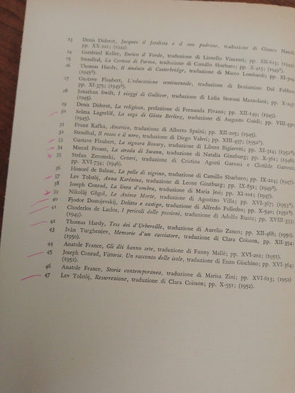 LE ANIME MORTE, N. GOGOL, EINAUDI, Narratori stranieri tradotti, 1953