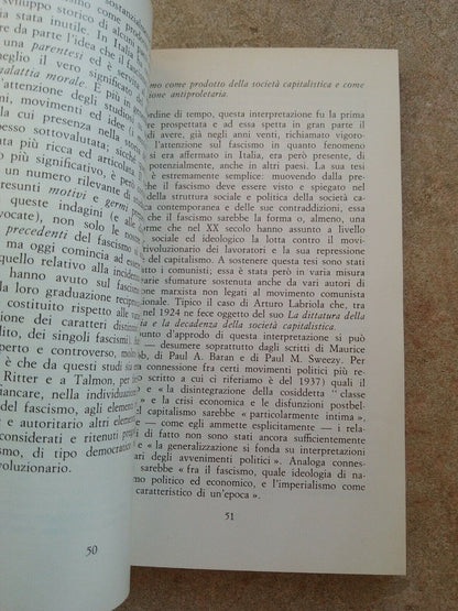Le Interpretazioni del Fascismo, R.De Felice, Laterza,  1976