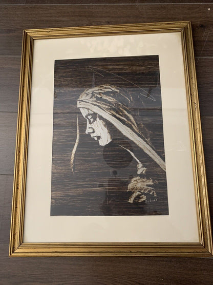 Madonna Scheel vintage painting