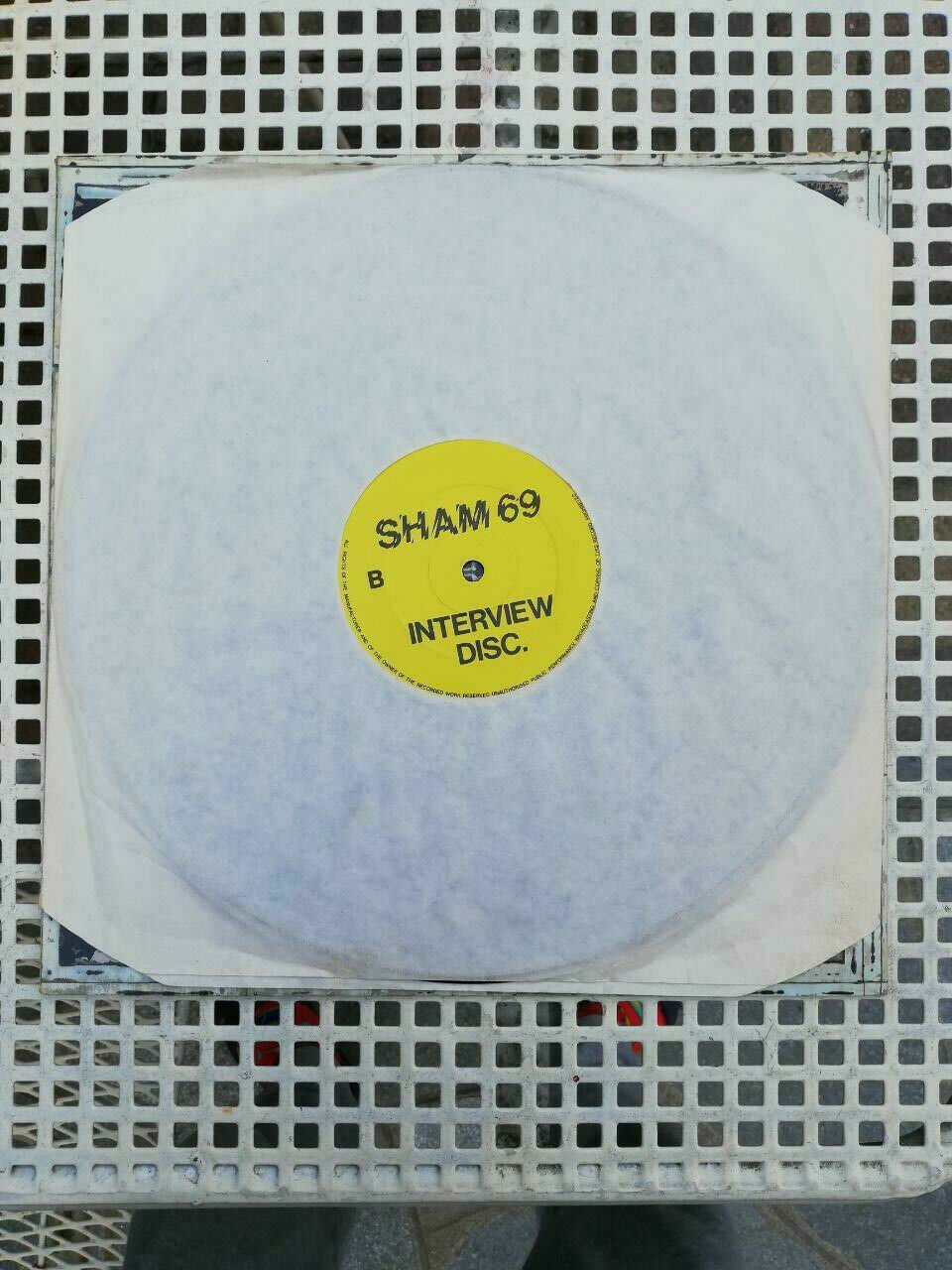 SHAM 69 - DISQUE D'ENTREVUE